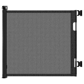 Retractable Baby Gate, Mesh Dog Gate For Doorways, Extends Up To 55  Wide, 33  Tall Child Safety Gate For Doorways, Indoor & Outdoors, Stairs, Hallway