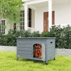 L Decorative Dog Cage Kennel Wire Door with Lock