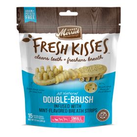 Merrick Fresh Kisses Mint Breath Strips For Small Dogs (17-30 Lbs) 9.7Oz