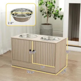 Elevated Dog Bowls(No Shipments On Weekends) (Option: defaulttitle)