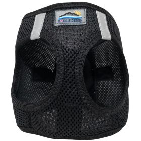 American River Solid Ultra Choke Free Dog Harness (Color: Black, size: XS)
