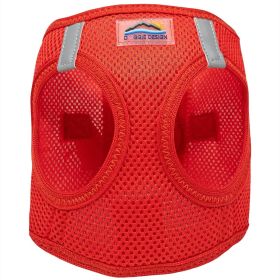 American River Solid Ultra Choke Free Dog Harness (Color: Red, size: small)