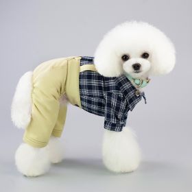 Dog Clothes Spring And Summer Clothing (Option: Khaki-XXL)